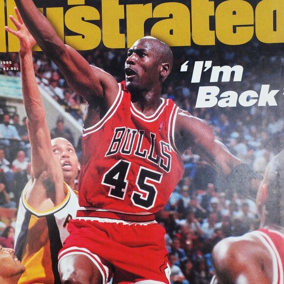 Sports Illustrated Michael Jordan I'm Back Magazine 1995 VTG Tiger Woods Unread - Picture 9 of 10